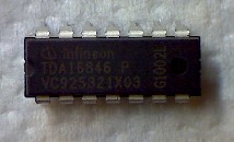 Tda16846 схема включения рабочие напряжения TDA16846 P