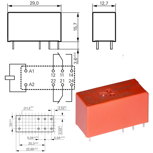 Srd 12vdc sl c схема подключения описание