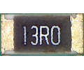 1206  13 Ом 0.25Вт, 1% металлоплёночный резистор (MF)  A02484