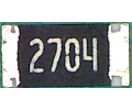 1206   2.7МОм 0.25Вт, 1% металлоплёночный резистор (MF)  A02611