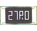 1206  27 Ом 0.25Вт, 1% металлоплёночный резистор (MF)  A02491