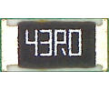 1206  43 Ом 0.25Вт, 1% металлоплёночный резистор (MF)  A02496