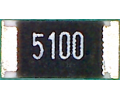 1206 510 Ом 0.25Вт, 1% металлоплёночный резистор (MF)  A02522