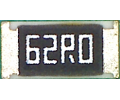 1206  62 Ом 0.25Вт, 1% металлоплёночный резистор (MF)  A02500