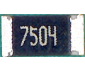 1206   7.5МОм 0.25Вт, 1% металлоплёночный резистор (MF)  A02622