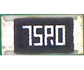 1206  75 Ом 0.25Вт, 1% резистор