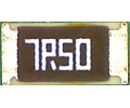 1206   7.5 Ом 0.25Вт, 1% металлоплёночный резистор (MF)  A02478
