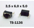 3.5x6.0x5.0 мм, TS-1136, тактовая кнопка