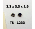 3.3x3.3x1.5 мм, TS-1233, тактовая кнопка