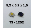 5.2x5.2x1.5 мм, TS-1252, тактовая кнопка