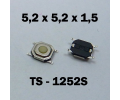 5.2x5.2x1.5 мм, TS-1252S, тактовая кнопка