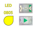 0805 LED жёлтый 2-2.4V 120mcd E04006