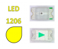 1206 SMD жёлтый светодиод LED