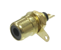 RCA гнездо на корпус чёрный 7-0234B GOLD / RS-115G