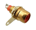 RCA гнездо на корпус красный 7-0234R GOLD / RS-115G