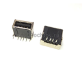 USB гнездо на плату u16 угловое USB A-1J экран
