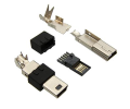mini USB штекер, 5 pin на провод USB/M-SP1