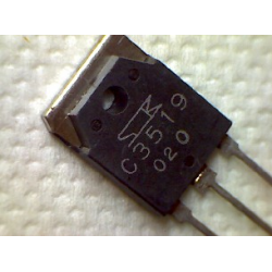 2SC3519A  npn 180V/180V 15А 130Вт 50MHz (TO-3P) BCE
