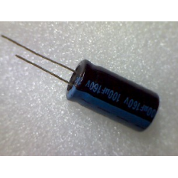 100mF 160v 13х26мм электролитический конденсатор