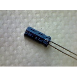 4.7mF  50v 5x11мм электролитический конденсатор
