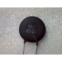 NTC 8D-20  8Ом 6А Терморезистор