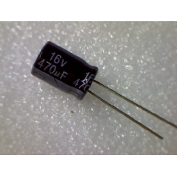470mF  16v (08x12) электролитический конденсатор