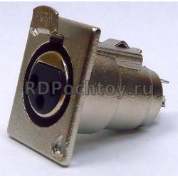 XLR-MC-401, гнездо XLR на панель