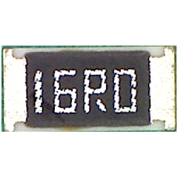 1206  16 Ом 0.25Вт, 1% резистор