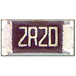 1206   2.2 Ом 0.25Вт, 1% резистор