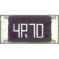 1206   4.7 Ом 0.25Вт, 1% резистор