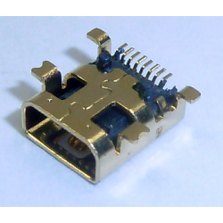 micro USB гнездо, 8 pin (тип 1)