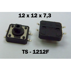 12x12x7.3 мм, TS-1212F, тактовая кнопка