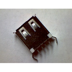 USB гнездо на плату, 4 pin, 2.0 A02667