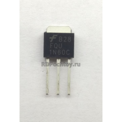 1N60C  FQU1N60  N-Channel+d 600V 1.2A (TO-251)