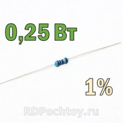 0.25Вт  12кОм 1% металлоплёночный резистор (MF)  E03521