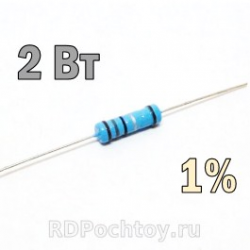 2Вт  24кОм 1% металлоплёночный резистор (MF)  E03720