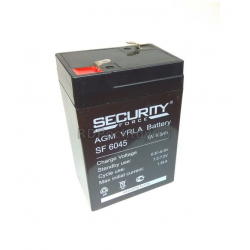 Аккумулятор SF 6045 6В, 4.5Ач Security Force