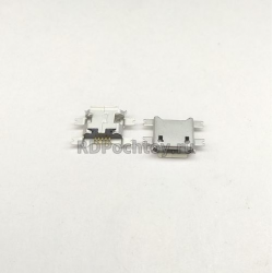 micro USB гнездо, 5pin, 4-2-1, 1.17mm 90deg SMD