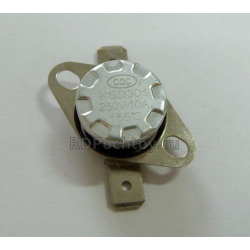 KSD301 155°C 250V 10A термостат нормально замкнутый E05088
