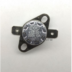 KSD301 120°C 250V 10A термостат нормально замкнутый