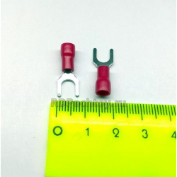 Наконечник НВИ д.5мм 0.5-1.5мм2 красный