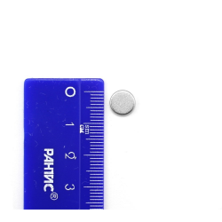 Неодимовый магнит диск  8х2 мм