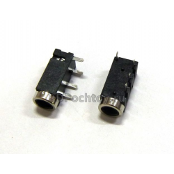 3.5мм гнездо стерео PJ320D, 4pin (3+1)
