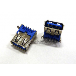 USB гнездо на плату 3.0, 9 pin,  AF90