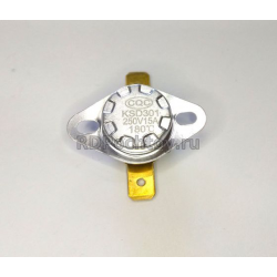 KSD301 180°C 250V 15A термостат нормально замкнутый
