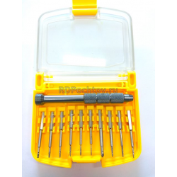 8818-11pcs Набор отвертка с насадками 10шт