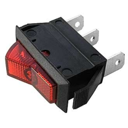 ASW-09D красный ON-OFF 20A 12VDC переключатель