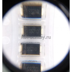 SS210  Диод  2a 100v DO-214-AA Schottky (Шотки) SMD