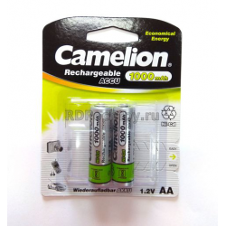 Аккумулятор Camelion 1000mAh 1.2v AA R6 Ni-Cd 2BL