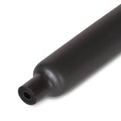 3.0 / 1.0 мм чёрная, 1м, клеевая (3:1), KBT ТТК 75904 термоусадочная трубка